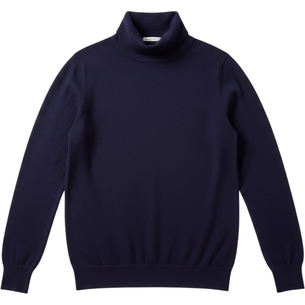 Banana‎ Republic Silk Cotton Blend Turtleneck Sweater Purple Womens Large L